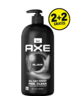 Axe Dark temptation en black 3-in-1 Douchegel 900ml 2+2 gratis bij Kruidvat