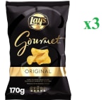 3 Bolsas de Patatas Lay's Gourmet 170 Grs por 5.01€
