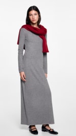 Vestido largo de canalé por 4.99€