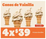 Cupón Burger King: 4 Conos Sencillos por $39