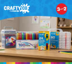 3 halen 2 betalen op geselecteerde Crafty Co. artikelen bij Smyths Toys