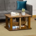 Mesa Centro Gatos con Rascadores y Hamaca por 21,99€