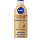 Loción reafirmante Nivea Q10+autobronceadora tono claro a medio 400ml comprando 2 uni