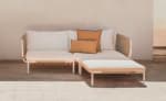 SKLUM Roubly Sofá Modular Jardín 2 Piezas con Puff por 351,86€