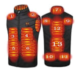 Gilet électrique chauffant TENGOO HV-13 à 18,08€