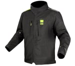 Chaqueta de moto impermeable LS2 Titanium negra y amarilla mujer por 57,30€