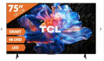 TCL 75P69K 75‑inch 4K‑LED‑televisie voor €599 bij Expert