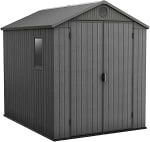Keter Darwin 6x8ft Garden Shed Prime Deal with 15 Year Warranty
