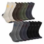 Timberland Men’s Crew Socks 8-Pack (Black or Mixed Neutrals, Size 8–11) – £10.78 @ Co