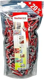Fischer DUOPOWER Wall Plug Pack 240 Pieces for £10.10