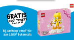 Gratis LEGO Tweety bij aankoop van €90 aan LEGO Botanicals bij Intertoys