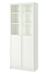 Ikea BILLY librería con puerta de vidrio, blanco por 143€