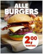 €2 korting op alle burgers bij Kwalitaria