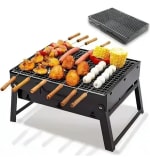 Asador Plegable Negro por $143 | Oferta Mercado Libre
