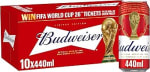 Budweiser Lager 10x440ml Cans £5.07 with Subscribe & Save on Amazon