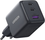 UGREEN Cargador rápido USB C 30 W, Adaptador 3 Puertos (2C+1A) GAN II por 11,69€