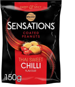 Walkers Sensations Thai Sweet Chilli Peanuts 3 Pack for £4.50