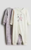Pack de 2 Pijamas para bebé por 16€