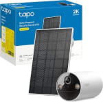 Tapo C410 Kit Cámara de Vigilancia WiFi Exterior, Panel Solar, 2K 3MP, IA por 49.99€