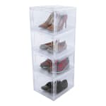 Set de 4 Cajas de Zapatos Apilables por $499 | Costco