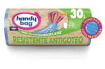 HANDY BAG bolsas de basura resistente antigoteo 100% reciclado autocierre 30l