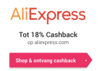Tot 18% cashback op AliExpress bij CashbackXL