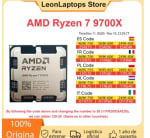 Amd Ryzen 7 9700x Processor 5.5Ghz 8-Core 16-Thread voor €204,94