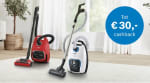 Tot € 30,- cashback op actiemodellen Bosch Stofzuigers met zak