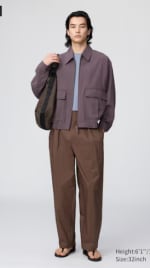 Geplooide Wijde Pantalon voor €19,90 bij uniqlo