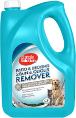 Simple Solution patio y removedor de manchas y olores para mascotas 4L por 11,15€