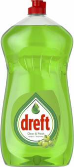 Dreft Clean & Fresh Afwasmiddel Apple 1200 ml voor €3 bij Trekpleister