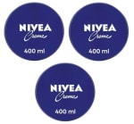 3 Unidades NIVEA Creme 400 ml por solo 10,75€