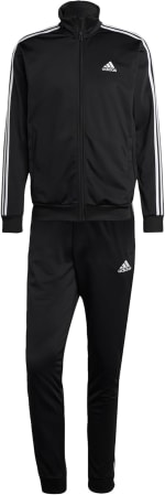 adidas Men's Basic 3-Stripes Tricot Track Suit - l