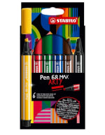 Stabilo Estuche 6 Rotuladores Pen 68 Max por 7€.