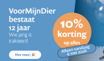 10% korting op alles bij Voor mijn Dier