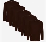 Pack 5 Camisetas Algodón Manga Larga Unisex Roly Extreme por 12.12€