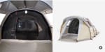 Tente de camping gonflable 4 places QUECHUA à 299,99€