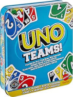 Mattel Games UNO Teams Juego de Cartas para niños, niñas y Adultos por 8.50€