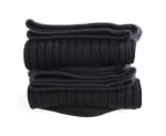 Chaussettes ville homme fil d’Écosse Noir à 8€