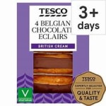 Tesco Eclairs & Doughnuts Bakery Packs for £1 Clubcard Price