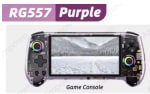 ANBERNIC RG557 Handheld Game Console Transparent Purple voor €175,48 bij Aliexpress