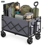 SONGMICS 150 L Carro de Mano Plegable para Transporte por 36.99€
