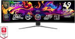 MSI MPG 491CQPX QD-OLED Curved Ultrawide Gaming Monitor - 240 Hz voor €899 bij Bol