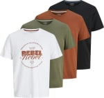 4 Jack & Jones T-Shirts voor €18 bij Bol