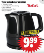 Tefal Delfini Vision waterkoker voor €9,99