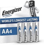 Energizer Ultimate Lithium AA Batteries 4 Pack £6.64 S&S Amazon Deal
