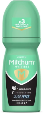 Mitchum Invisible Women Roll-On Deodorant 48HR – £0.79 Amazon Deal
