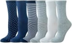 Amazon Essentials Women's Crew Socks, Cotton, 3-7 (£2.66/£2.38 S&S)