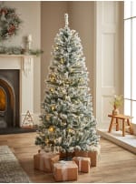 Green & White Snowy Pre-Lit Pop-Up Christmas Tree – 5FT – £17.50