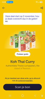 Koh Thai currypasta's gratis bij Tikkie